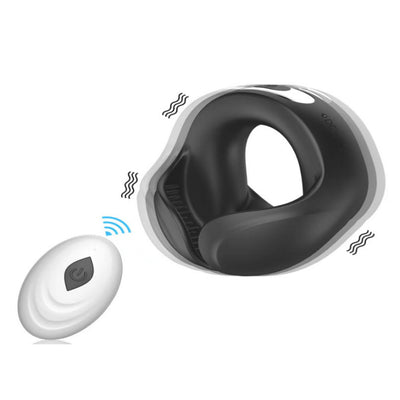 Double Motor Vibrating Egg Ring Wearables For Males Vibrating Supplies