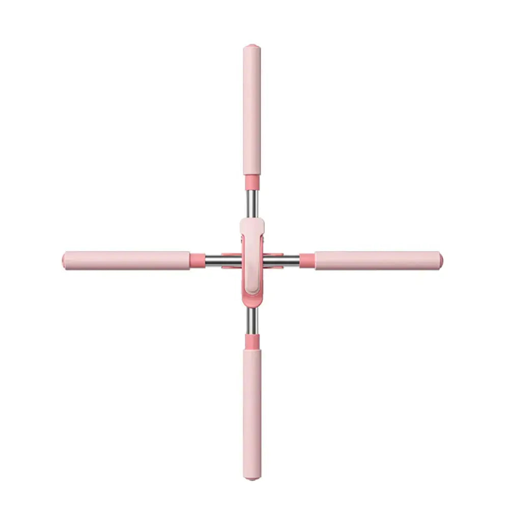 a pink object with four poles attached to it
