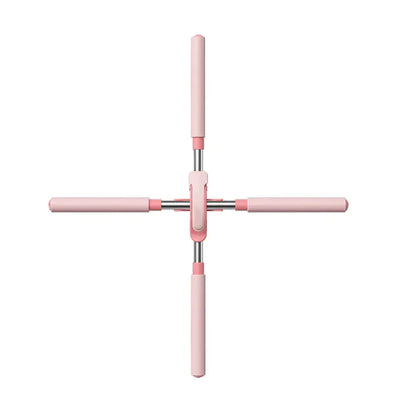 a pink object with four poles attached to it