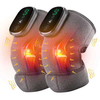 a pair of heating gloves with thermometers on them