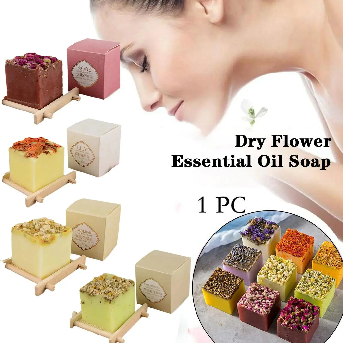 Herbal Essential Oil Handmade Soap