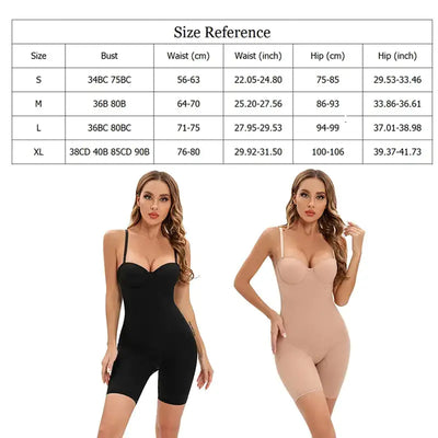 two women in bodysuits with measurements